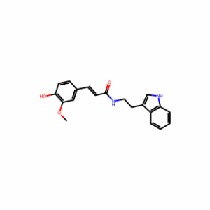 (E)-N-[2-(3-Indolyl)ethyl]-3-(4-hydroxy-3-methoxyphenyl)acrylamide