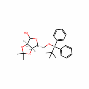 (3aR,6R,6aR)-6-(((tert-Butyldiphenylsilyl)oxy)methyl)-2,2-dimethyltetrahydrofuro[3,4-d][1,3]dioxol-4-ol