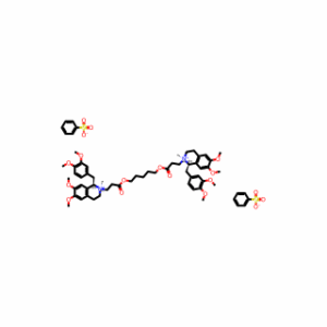 (1R,1′R,2R,2′R)-2,2′-((Pentane-1,5-diylbis(oxy))bis(3-oxopropane-3,1-diyl))bis(1-(3,4-dimethoxybenzyl)-6,7-dimethoxy-2-methyl-1,2,3,4-tetrahydroisoquinolin-2-ium) benzenesulfonate