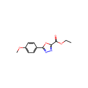 Ethyl 5-(4-methoxyphenyl)-1,3,4-oxadiazole-2-carboxylate