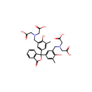 Glycine, N,N′-[(3-oxo-1(3H)-isobenzofuranylidene)bis[(6-hydroxy-5-methyl-3,1-phenylene)methylene]]bis[N-(carboxymethyl)-