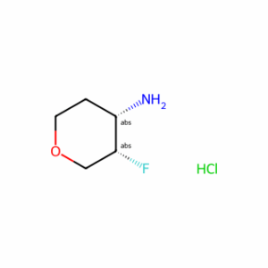 (3S,4S)-3-fluorooxan-4-amine hydrochloride