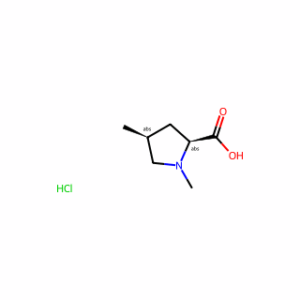 (2S,4S)-1,4-dimethylpyrrolidine-2-carboxylic acid hydrochloride
