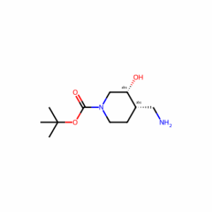 tert-butyl (3R,4S)-4-(aminomethyl)-3-hydroxypiperidine-1-carboxylate