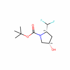 (2S,4S)-tert-butyl 2-(difluoromethyl)-4-hydroxypyrrolidine-1-carboxylate
