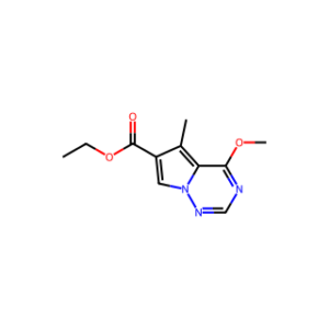 ethyl 4-methoxy-5-methylpyrrolo[2,1-f][1,2,4]triazine-6-carboxylate