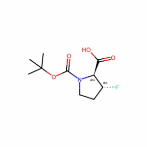 (2S,3R)-1-(tert-Butoxycarbonyl)-3-fluoropyrrolidine-2-carboxylic acid