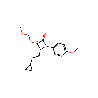 (3R,4S)-4-(2-cyclopropylethyl)-3-(methoxymethoxy)-1-(4-methoxyphenyl)azetidin-2-one