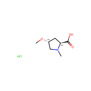 (2S,4R)-4-methoxy-1-methylpyrrolidine-2-carboxylic acid hydrochloride