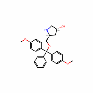 (3R,5S)-5-((bis(4-methoxyphenyl)(phenyl)methoxy)methyl)pyrrolidin-3-ol