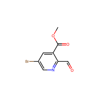 METHYL 5-BROMO-2-FORMYLPYRIDINE-3-CARBOXYLATE