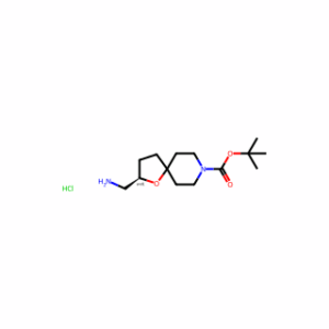tert-butyl 2-(aminomethyl)-1-oxa-8-azaspiro[4.5]decane-8-carboxylate hydrochloride