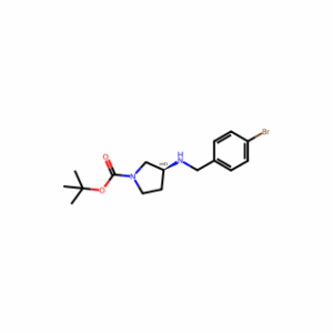 tert-butyl 3-[(4-bromophenyl)methylamino]pyrrolidine-1-carboxylate