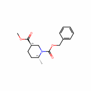 trans-1-benzyl 3-methyl 6-methylpiperidine-1,3-dicarboxylate