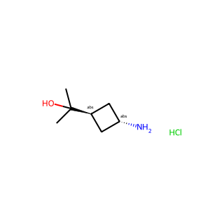 trans-2-(3-aminocyclobutyl)propan-2-ol;hydrochloride