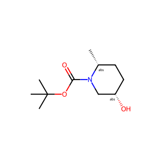 tert-butyl (2R,5S)-5-hydroxy-2-methylpiperidine-1-carboxylate