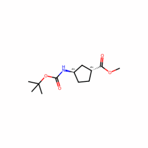(1R,3R)-Methyl 3-((tert-butoxycarbonyl)amino)cyclopentanecarboxylate