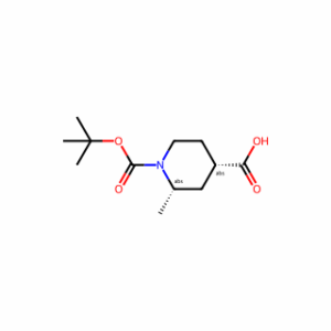 (2S,4S)-1-(tert-butoxycarbonyl)-2-methylpiperidine-4-carboxylic acid