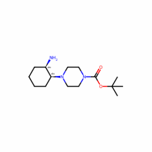 tert-butyl 4-[cis-2-aminocyclohexyl]piperazine-1-carboxylate