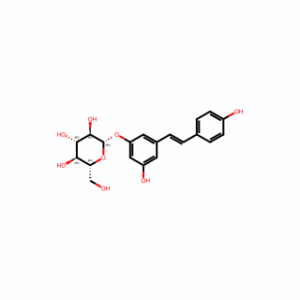 β-D-Glucopyranoside, 3-hydroxy-5-[2-(4-hydroxyphenyl)ethenyl]phenyl