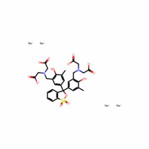 N,N′-[(1,1-dioxido-3H-2,1-benzoxathiol-3-ylidene)bis[(6-hydroxy-5-methyl-3,1-phenylene)methylene]]bis[N-(carboxymethyl)glycine tetrasodium salt