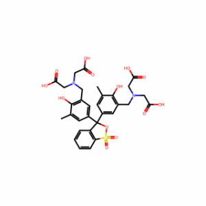 N,N′-[(1,1-Dioxido-3H-2,1-benzoxathiol-3-ylidene)bis[(6-hydroxy-5-methyl-3,1-phenylene)methylene]]bis[N-(carboxymethyl)glycine]