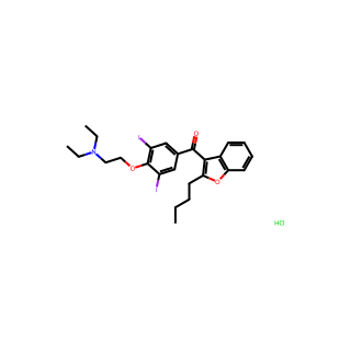 (2-Butylbenzofuran-3-yl)(4-(2-(diethylamino)ethoxy)-3,5-diiodophenyl)methanone hydrochloride