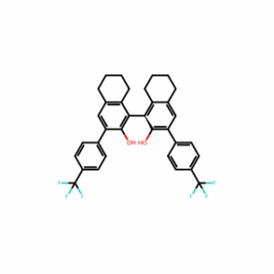 (R)-5，5′，6，6′，7，7′，8，8′-Octahydro-3，3′-bis[4-(trifluoromethyl)phenyl]-[1，1′-binaphthalene]-2，2′-diol