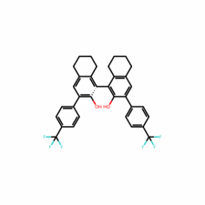 (1S)-5,5′,6,6′,7,7′,8,8′-Octahydro-3,3′-bis[4-(trifluoromethyl)phenyl][1,1′-binaphthalene]-2,2′-diol
