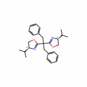 (4S,4′S)-2,2′-[2-Phenyl-1-(phenylmethyl)ethylidene]bis[4-(1-methylethyl)-4,5-dihydrooxazole