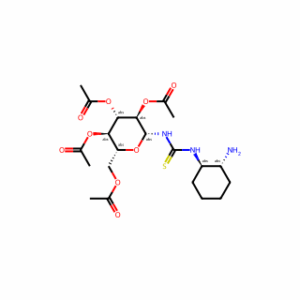 (2R,3R,4S,5R,6R)-2-(Acetoxymethyl)-6-(3-((1R,2R)-2-aminocyclohexyl)thioureido)tetrahydro-2H-pyran-3,4,5-triyl triacetate