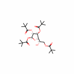 (2S,3R,4S,5S)-5-((S)-1-hydroxy-2-(pivaloyloxy)ethyl)tetrahydrofuran-2,3,4-triyl tris(2,2-dimethylpropanoate)
