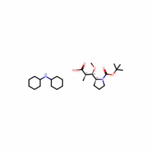 (2R,3R)-3-((S)-1-(tert-butoxycarbonyl)pyrrolidin-2-yl)-3-methoxy-2-methylpropanoic acid N-cyclohexylcyclohexanamine salt