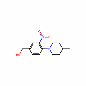 (4-(4-Methylpiperidin-1-yl)-3-nitrophenyl)methanol
