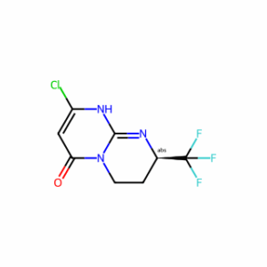 (8R)-2-chloro-1,6,7,8-tetrahydro-8-(trifluoromethyl)-4h-pyrimido[1,2-a]pyrimidin-4-one