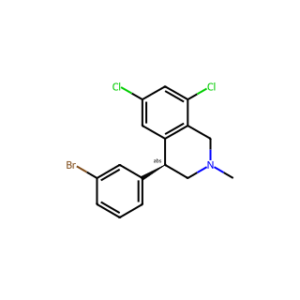 (S)-4-(3-Bromophenyl)-6,8-Dichloro-2-Methyl-1,2,3,4-Tetrahydroisoquinoline