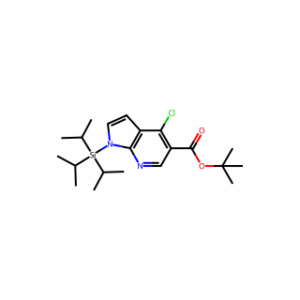 tert-butyl 4-chloro-1-(triisopropylsilyl)-1H-pyrrolo[2,3-b]pyridine-5-carboxylate