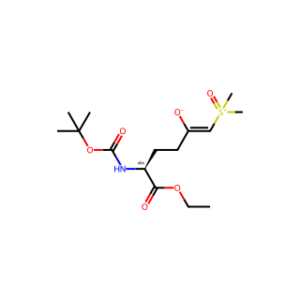 (S)-ethyl 2-((tert-butoxycarbonyl)amino)-6-(dimethylhydrosulfinyl)-5-hydroxyhex-5-enoate
