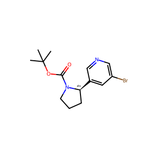 (R)-tert-butyl 2-(5-bromopyridin-3-yl)pyrrolidine-1-carboxylate