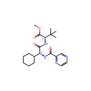 (R)-methyl 2-((S)-2-cyclohexyl-2-(pyrazine-2-carboxamido)acetamido)-3,3-dimethylbutanoate