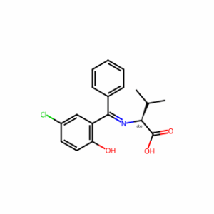 (2S)-2-[(E)-[(5-chloro-2-hydroxyphenyl)(phenyl)methylidene]amino]-3-methylbutanoic acid