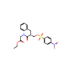 (S)-Ethyl 2-(2-benzyl-3-(4-nitrophenylsulfonyloxy)propanamido)acetate