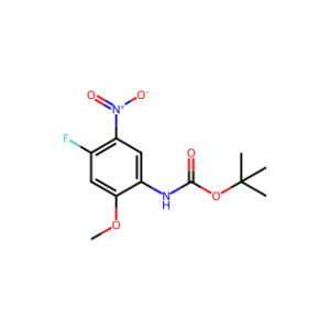 tert-Butyl (4-fluoro-2-methoxy-5-nitrophenyl)carbamate