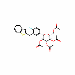 (1S)-1,5-Anhydro-1-C-[3-(benzo[b]thien-2-ylMethyl)-4-fluorophenyl]-D-glucitol 2,3,4,6-tetraacetate