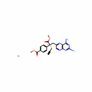 methyl 4-{2-[(2,4-diaminopteridin-6-yl)methyl]-1-methoxy-1-oxopent-4-yn-2-yl}benzoate hydrobromide