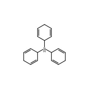 Tri(cyclohexa-2,5-dien-1-yl)silane