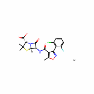 (2S,5R,6R)-6-(3-(2-Chloro-6-Fluorophenyl)-5-Methylisoxazole-4-Carboxamido)-3,3-Dimethyl-7-Oxo-4-Thia-1-Azabicyclo[3.2.0]Heptane-2-Carboxylic Acid,Sodium Salt