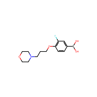 (3-fluoro-4-(3-morpholinopropoxy)phenyl)boronic acid