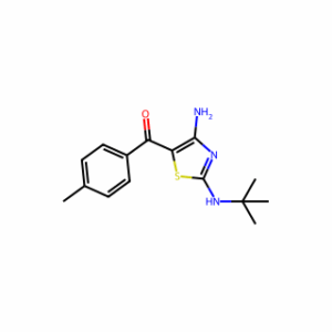 (4-Amino-2-(tert-butylamino)thiazol-5-yl)(p-tolyl)methanone