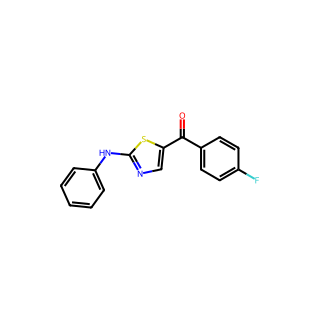 (4-Fluorophenyl)(2-(phenylamino)thiazol-5-yl)methanone